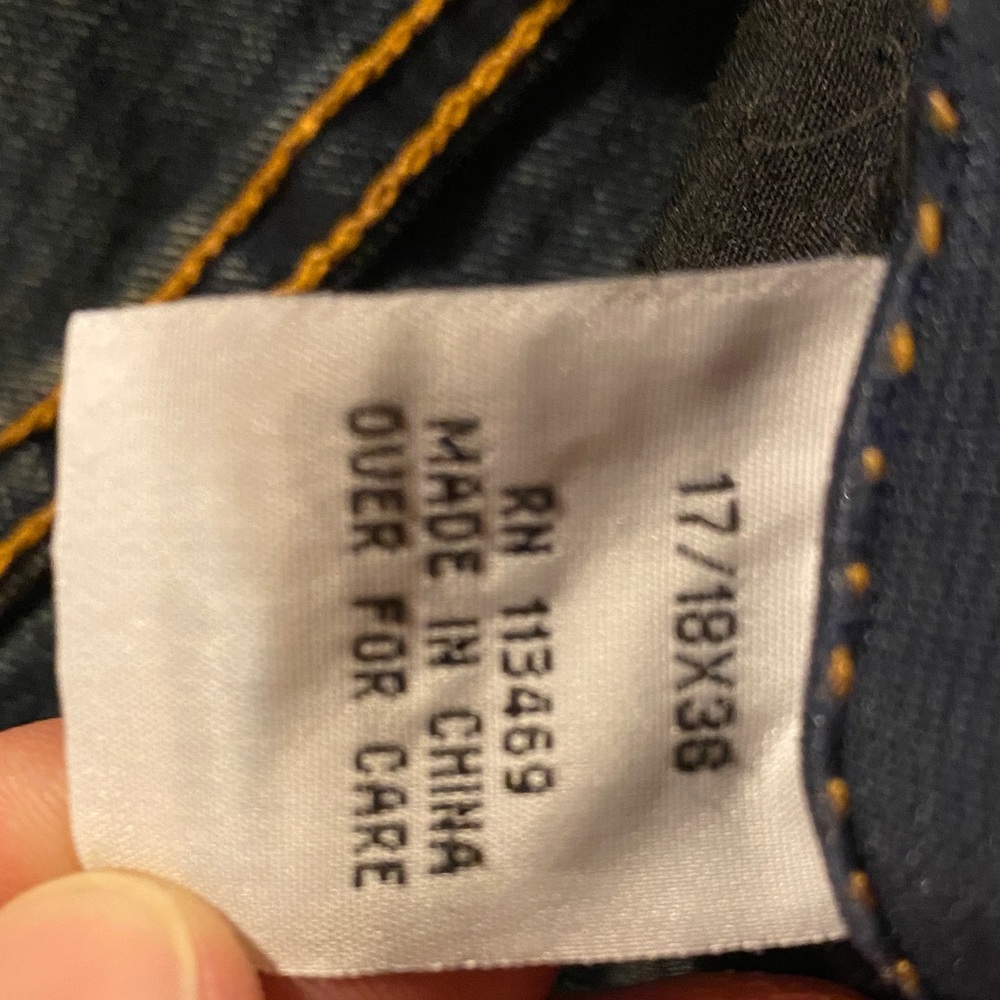 Rod’s True Western  Size 17/18 x36 Blue Jeans - Picture 3 of 10